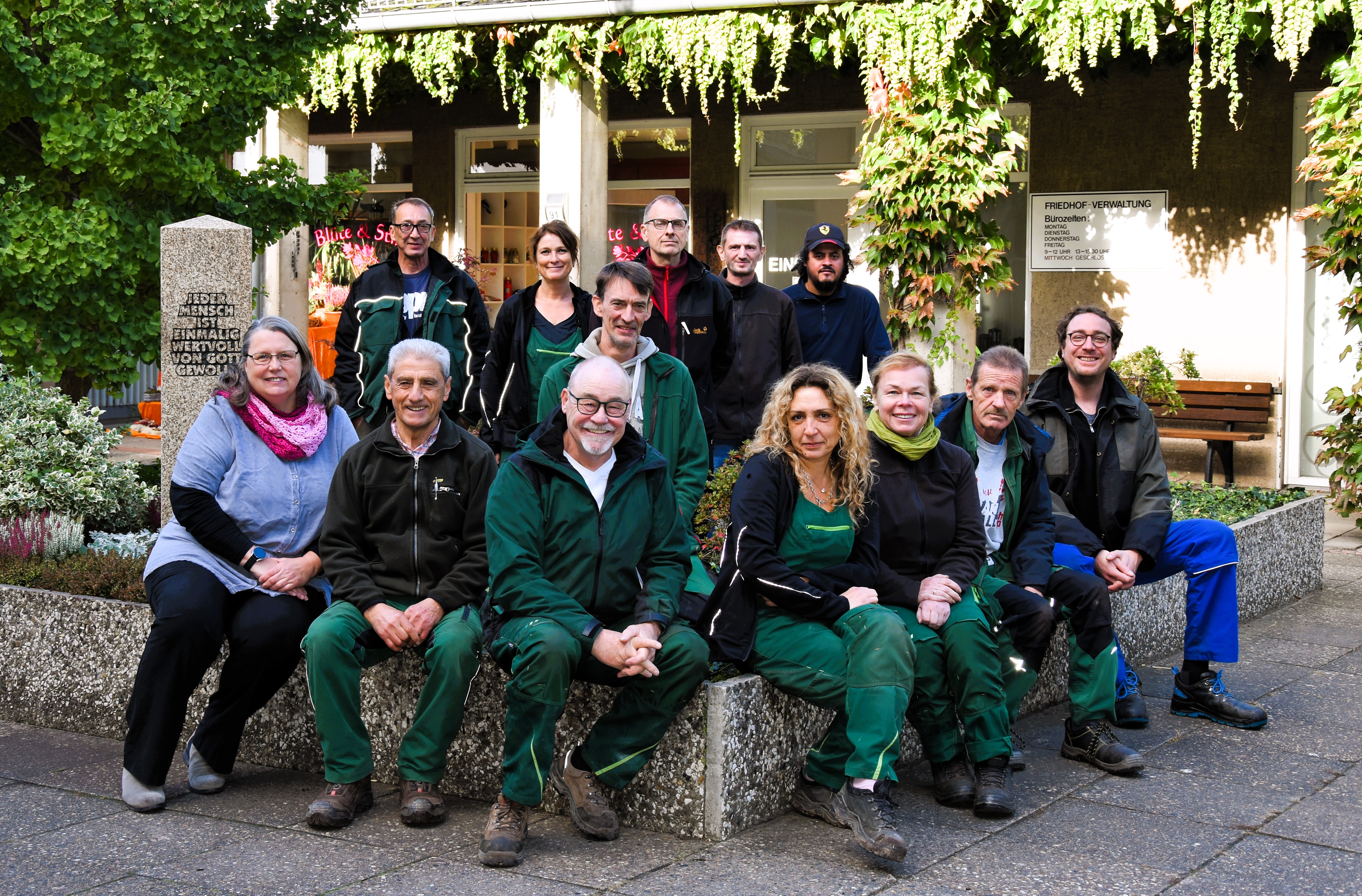 Team des St.-Matthias-Friedhofs